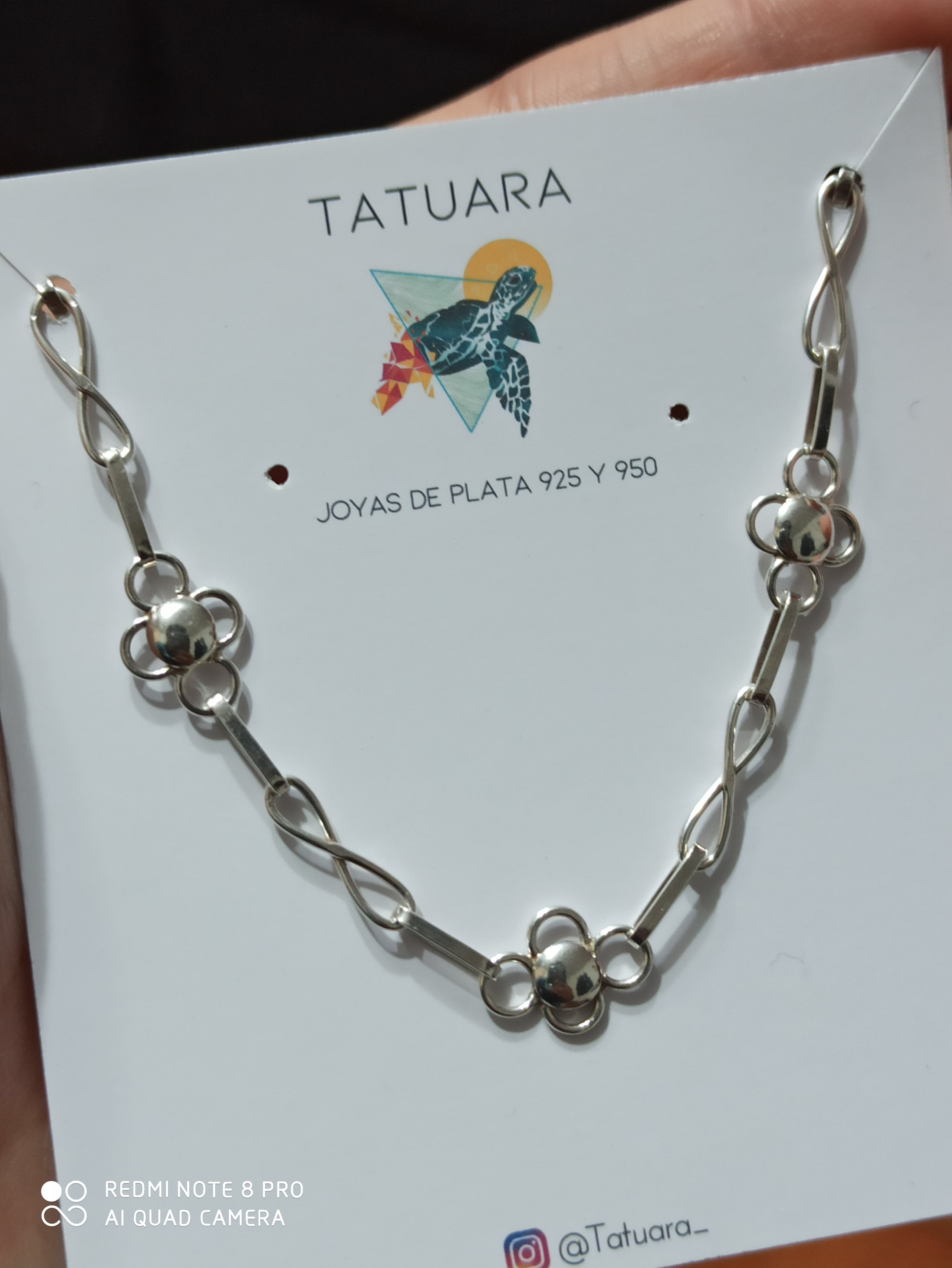 Pulsera con flor topo- infinito